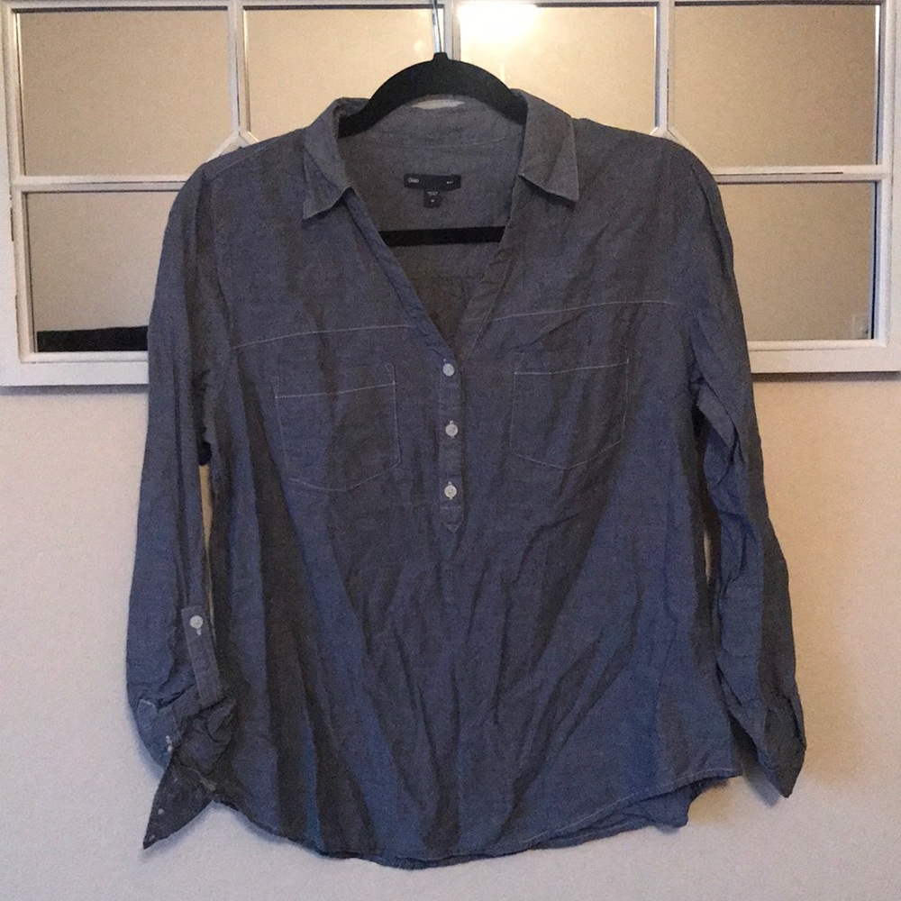 Chambray top